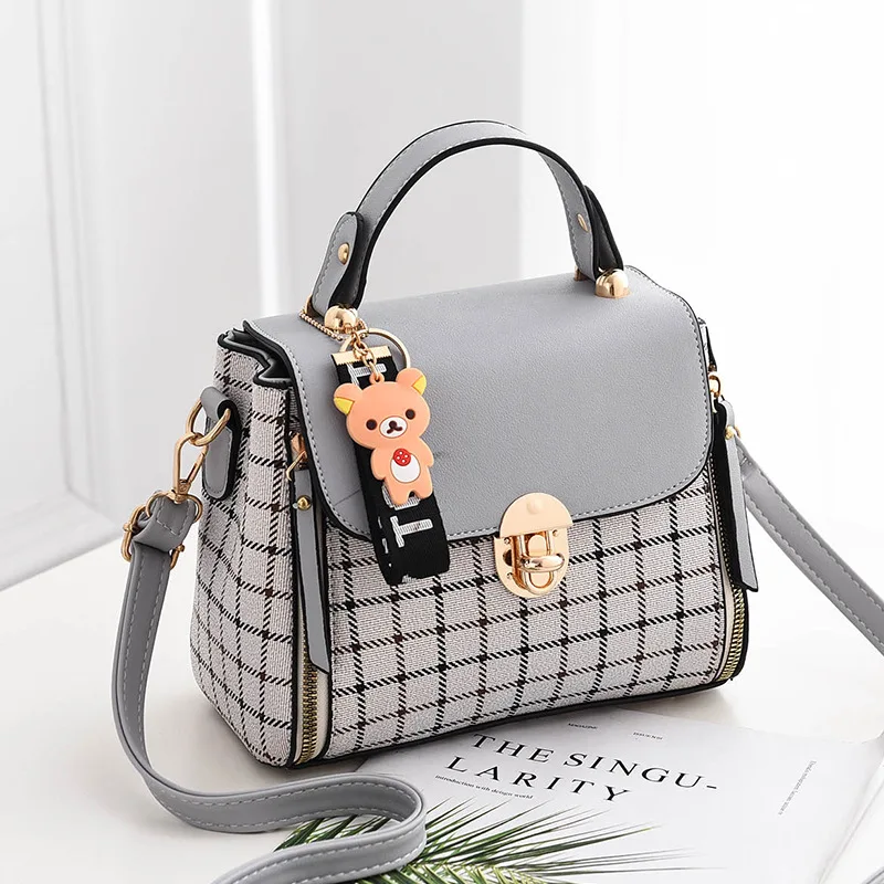 Luxury Handbags plaid Women Bags Designer Purses and Handbags Set