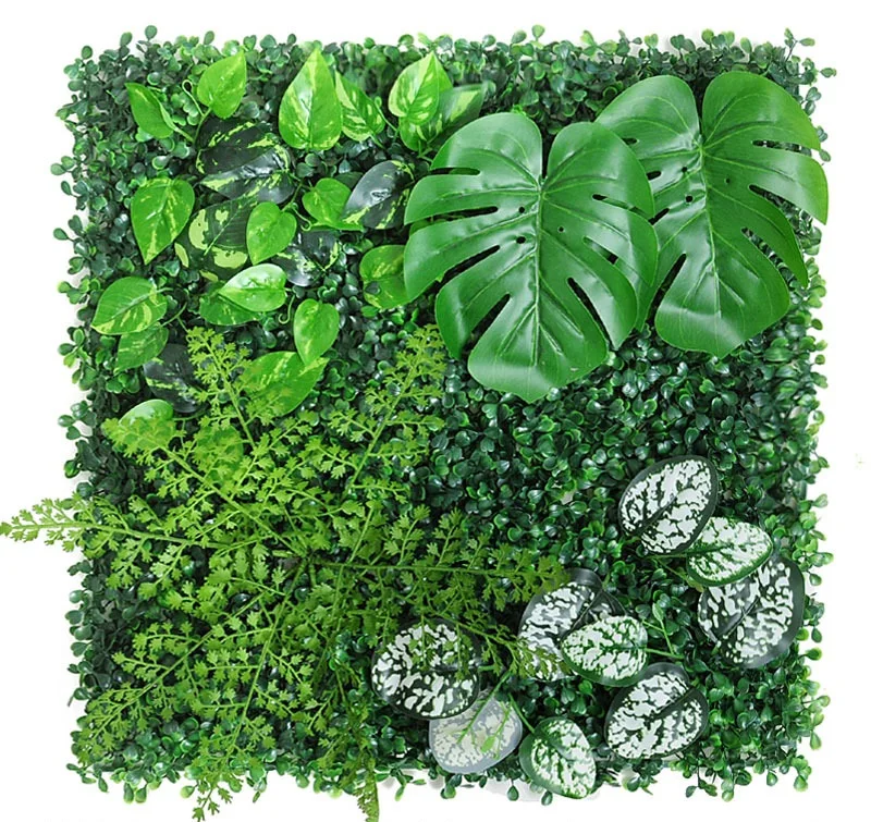 Simulation plant decoration outdoor eucalyptus simulation lawn green plant wall lawn background wall image wall