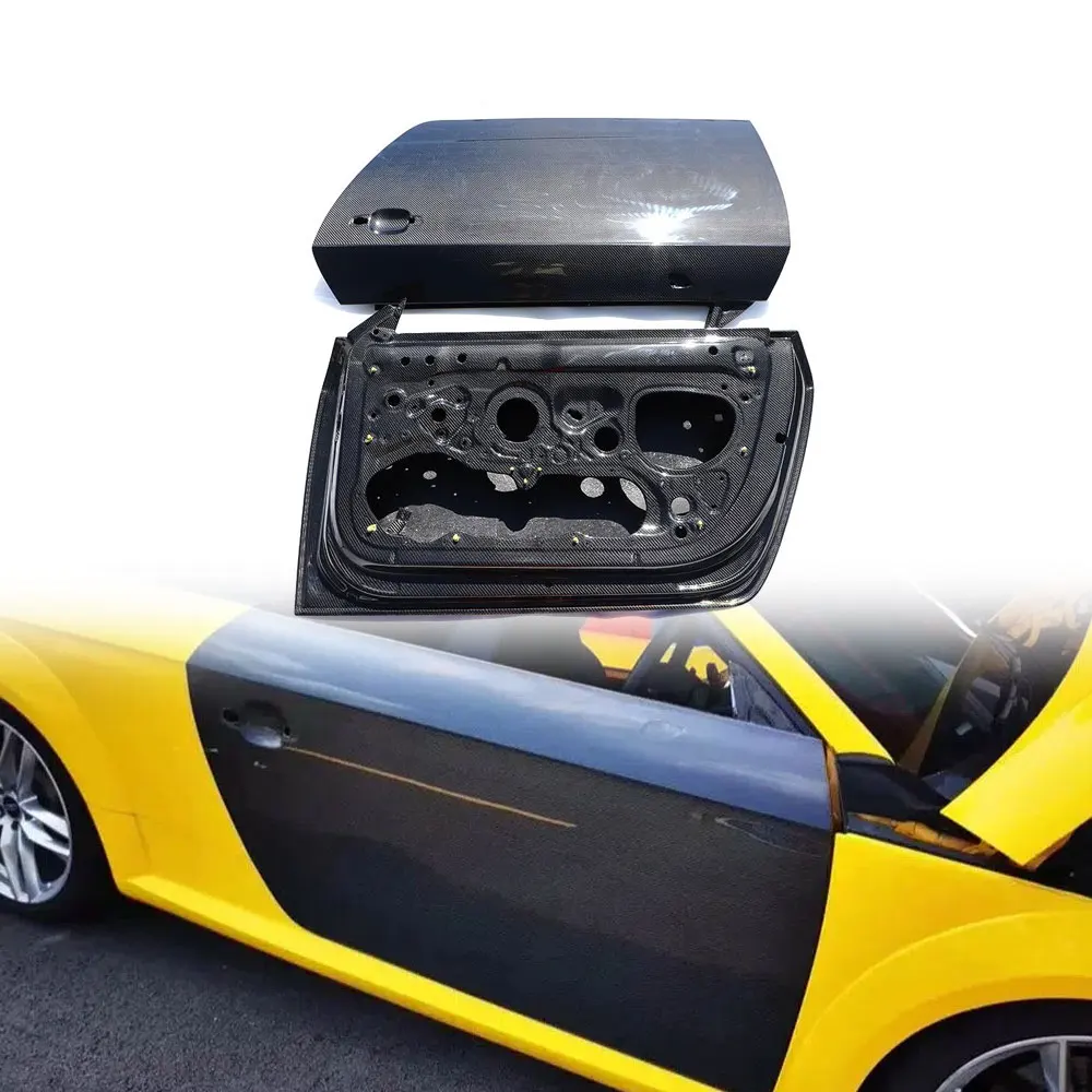 Dry Carbon Fiber TTS Car Door Panels for Audi TT MK3
