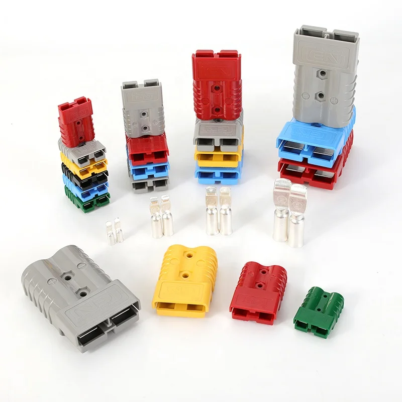 SE350 350A 4-0/2-0 AWG Gray High Current Electric Power Quick Battery Connector Plug for Forklift 2-Pin Electric Connectors