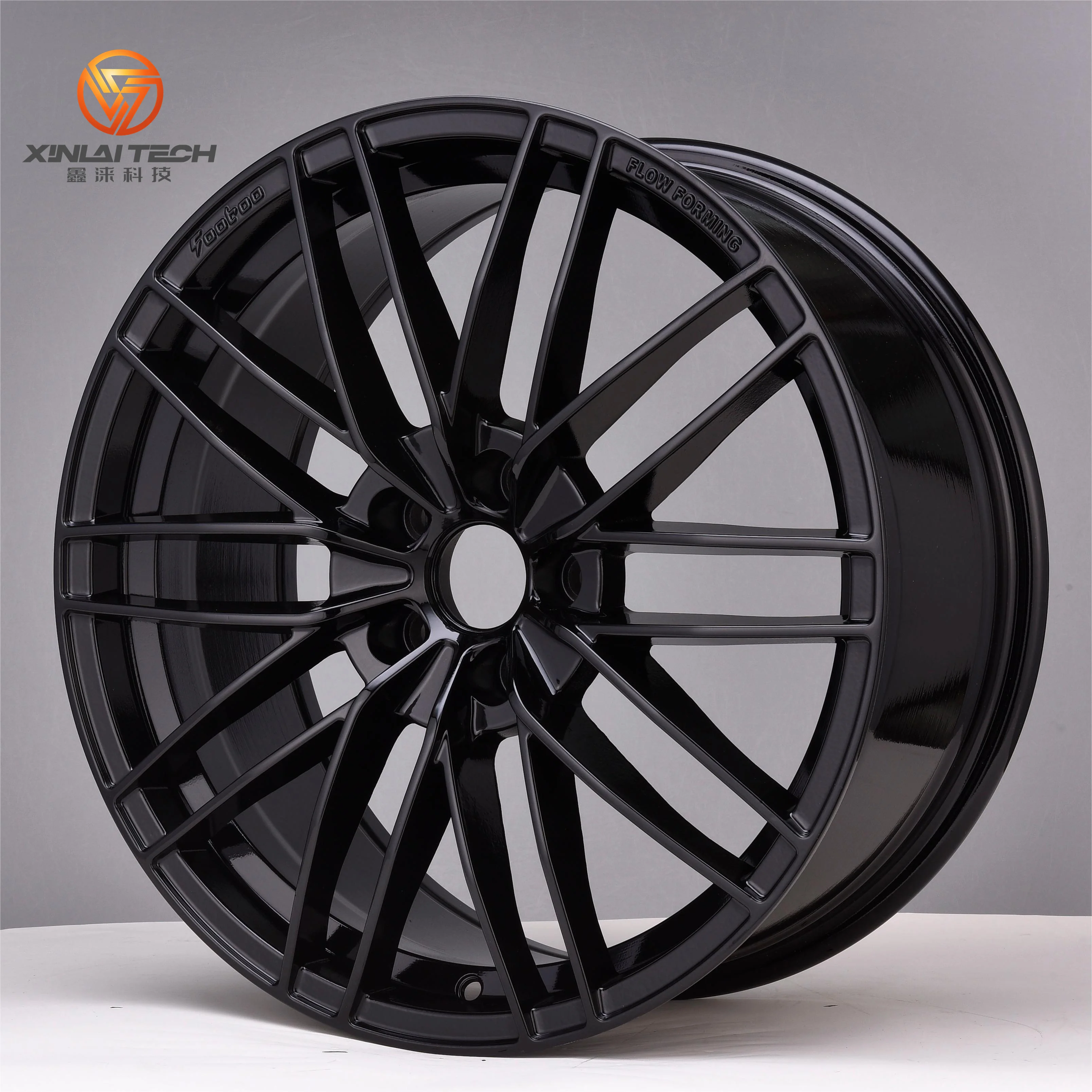 XINLAI Customizable 20X8.5 5X112 Flow Forming Casting Wheels Matte Black Multi Spoke Factory Direct New for Benz - Image 3