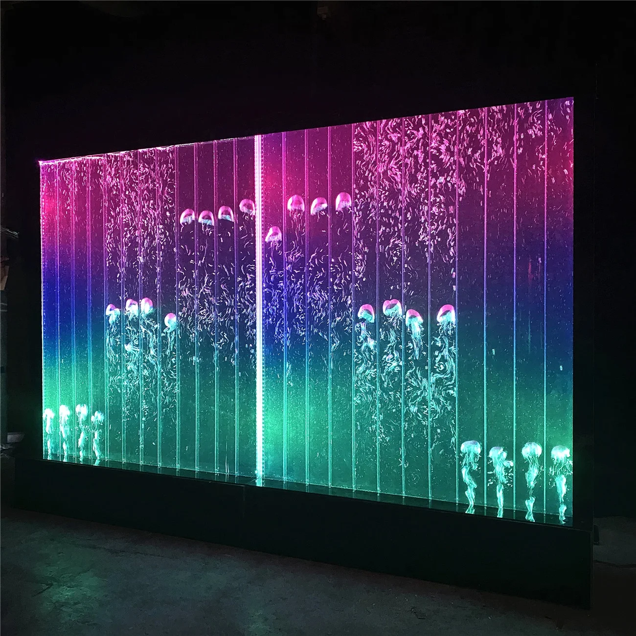 LEDウォーターバブルパネル 家の装飾アクリルLEDウォーターバブル水機能壁プログラムバブルパネル