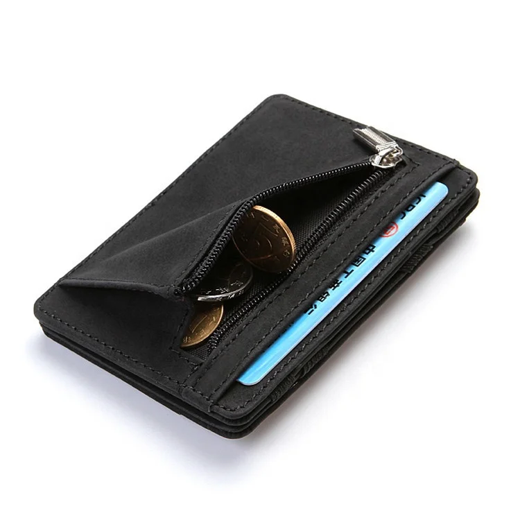 ISO BSCI Lvmh Factory Slim Customize RFID Leather Wallet Men