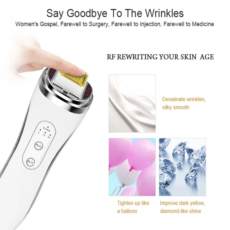 Dot Matrix Handheld Waterproof Skin Tightening Rejuvenation Wrinkle Removal Face Care Device