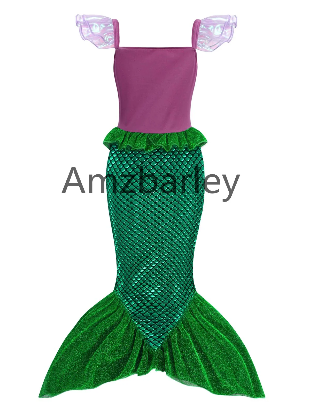 Little Girl Mermaid Costume Princess Dresses Ariel Costumes for Girls  Birthday Party Halloween Cosplay 2-12 Years