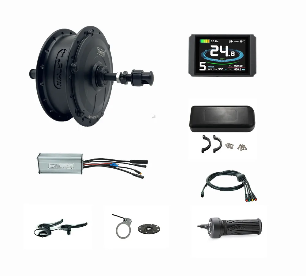 MXUS XF15 Electric Bike Hub Motor Kit 350W/500W with Lithium