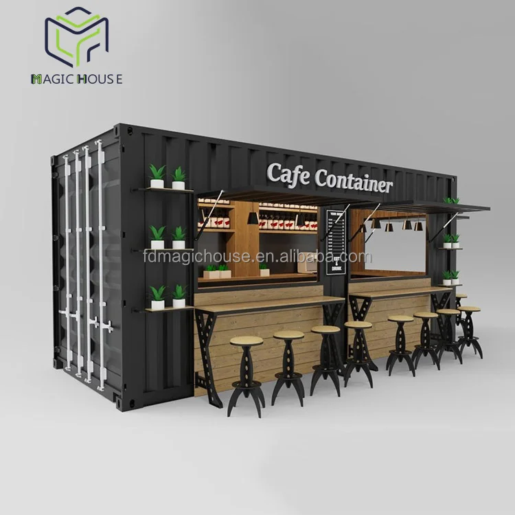 Magic House Beach bar Mobile Pop up bar Container Coffee Shop bar