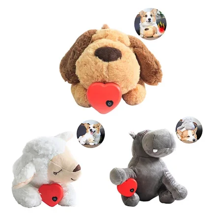 Puppy Sleep Aid Toy Heart Beat Dog Anxiety Toy Dog Chew Toys| Alibaba.com