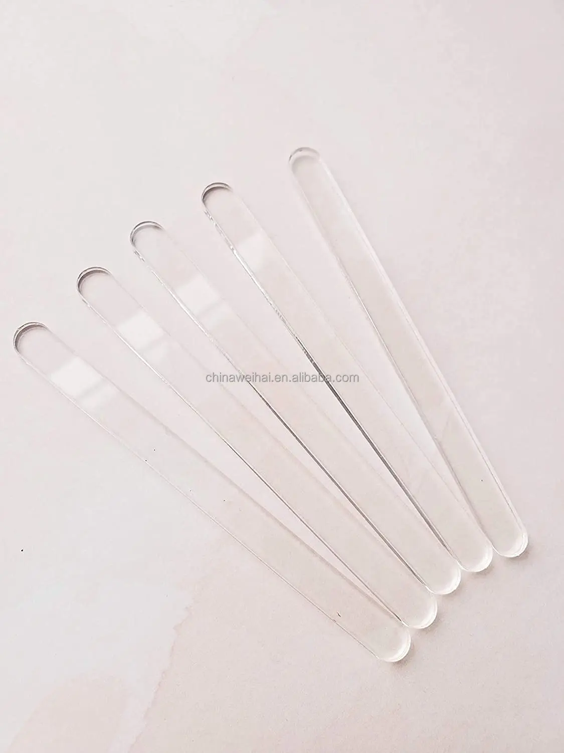 Wholesale CHGCRAFT 60Pcs Acrylic Sticks Reusable Cakesicle Sticks
