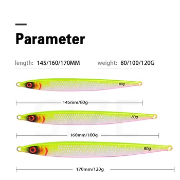 Cross-Border Hot-Selling Fish-Scale Metal Jig Artificial Hard Bait for Sea & Boat Fishing Slow-Shake & Fast-Pull Mackerel – Metal Jig – view 4