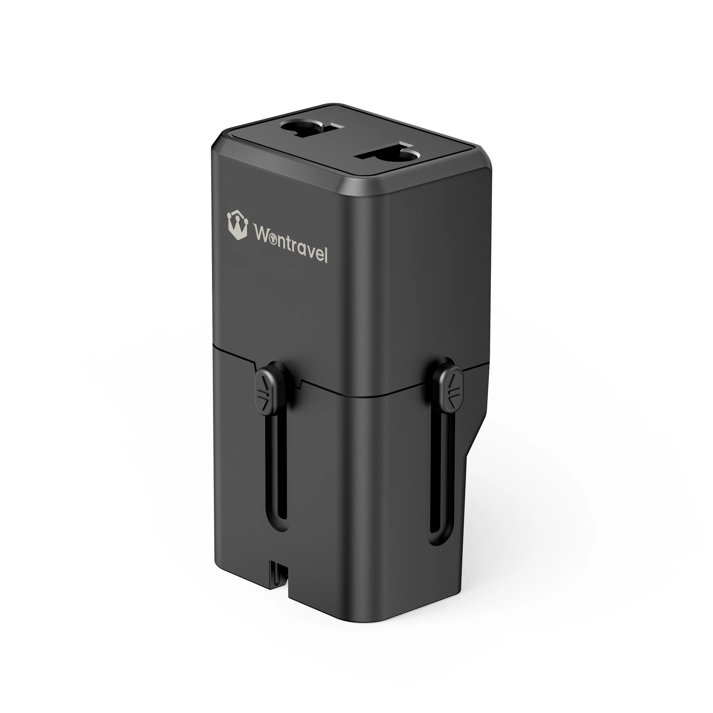Wontravel Colorful 2500W EU/US/AU/UK Plug Mini India Socket Universal PD Travel Adapter for Laptop & Camera Lightweight