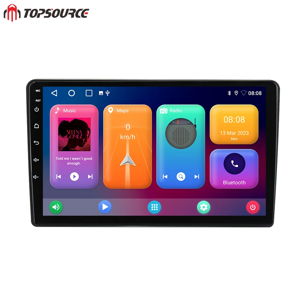 2Din Android Car Radio 4G RAM Car Stereo DVD GPS Navigation Player Multimedia Android Auto Carplay for Peugeot 308 T9