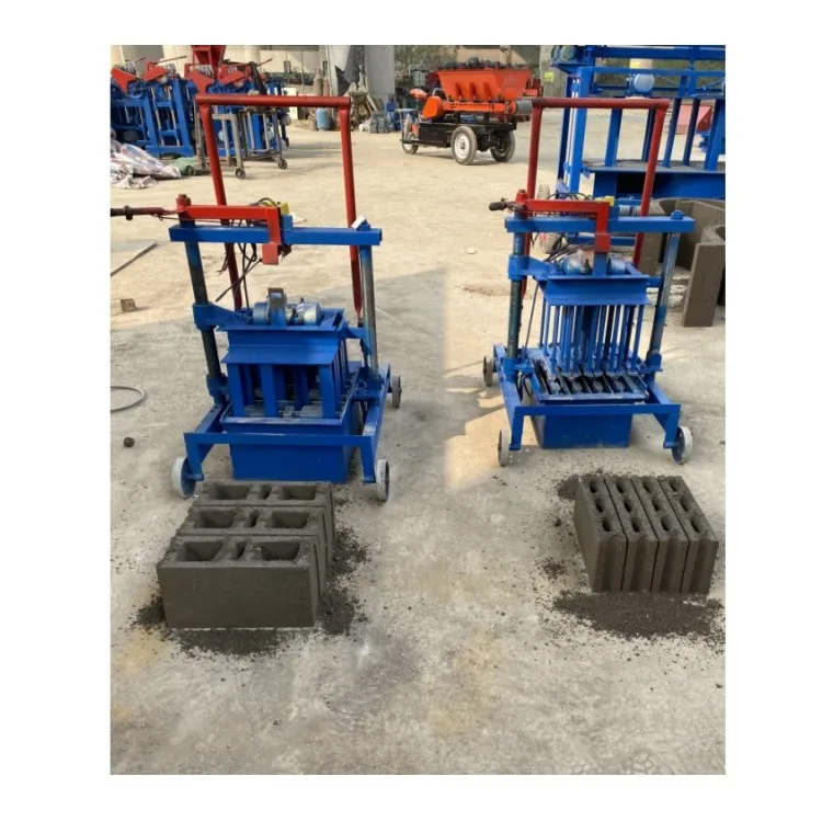 Дешевая полуавтоматическая машина для производства полых блоков оборудование цементного