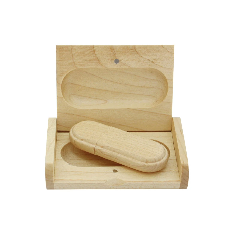 Eco Wholesale Wood Customized Swivel Usb Flash Drive 1Gb 4Gb 16Gb Engraving Custom Logo 128Gb  Wooden Usb Stick Pendrive