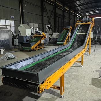 Industrial Belt Conveyor System - Heavy Duty Rubber/PVC Conveyor for Mining, Packaging, Construction