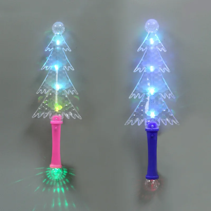 2022 рождественские 4 светящиеся шарики палочки Рождественские огни палочка для