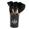 Black 12 pcs sets