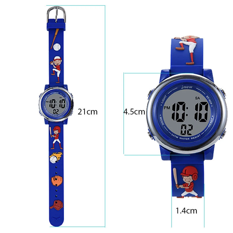 Luminous Cartoon Sport Digital Watch For Kids Oem Available