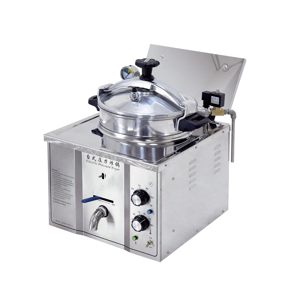 Restaurant Fryer Chicken Broaster Pressure Fryer With Oil Filter