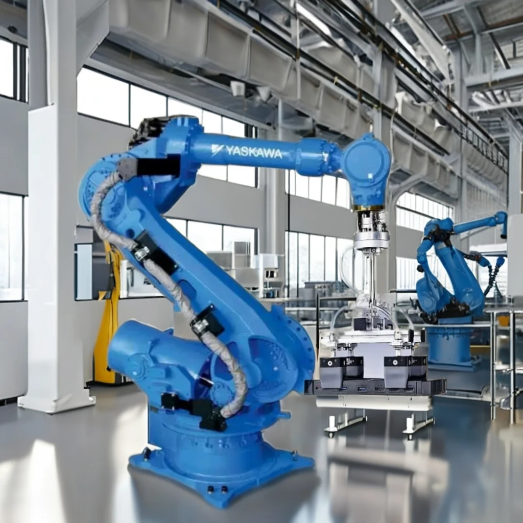 Yaskawa Robot Motoman GP180 Industrial Robot Arm YRC1000 Controller with Rail for Automatic Handing Solution