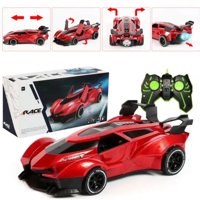 Rc Drift Remote Control Car New Toy 40-50meters Speed Rotation 360 Race Sport Remote Control Car With Opening Doors