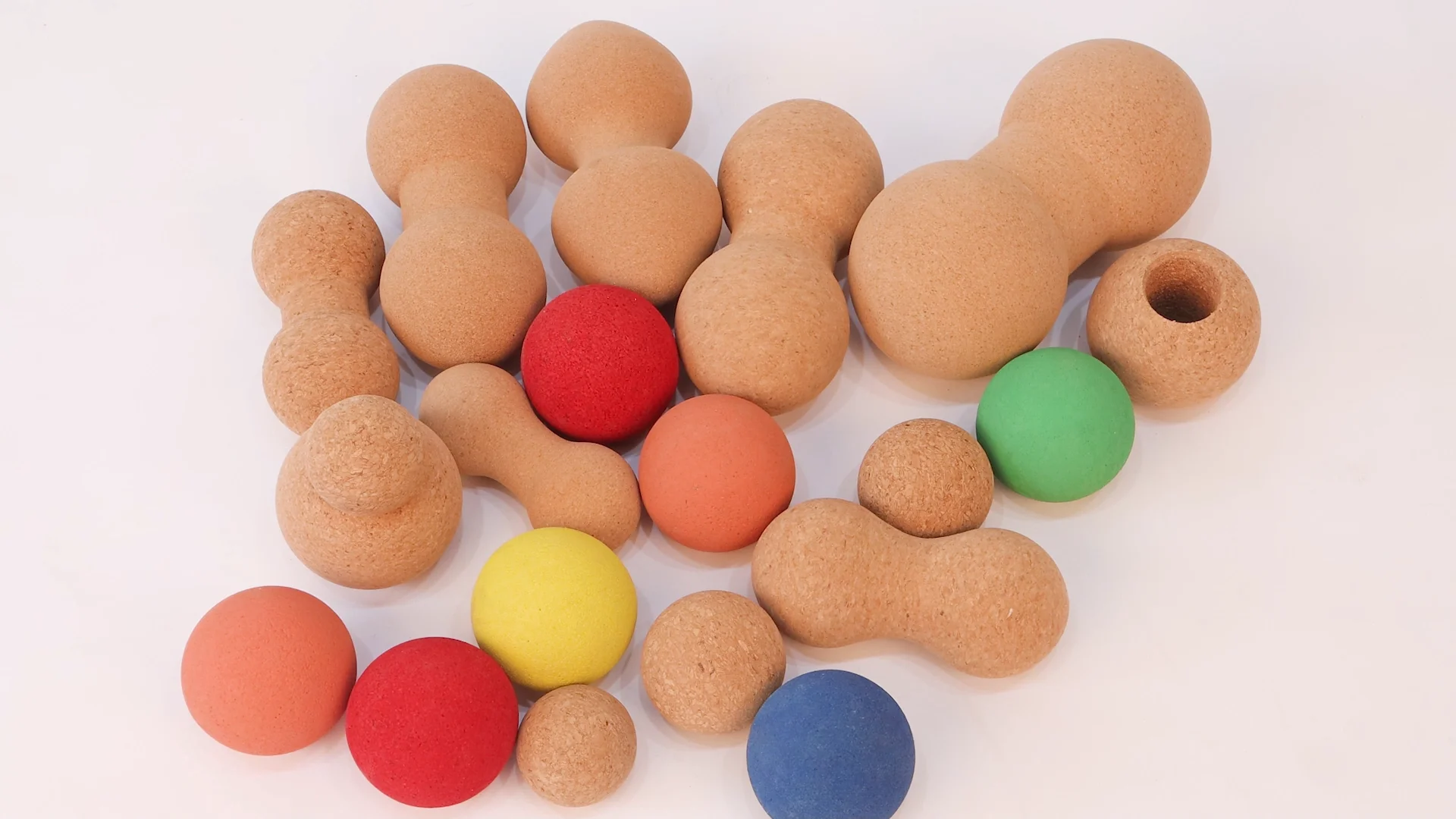 Acupoint Physical Massage Ball Therapy Lacrosse Peanut Balls Bouncy