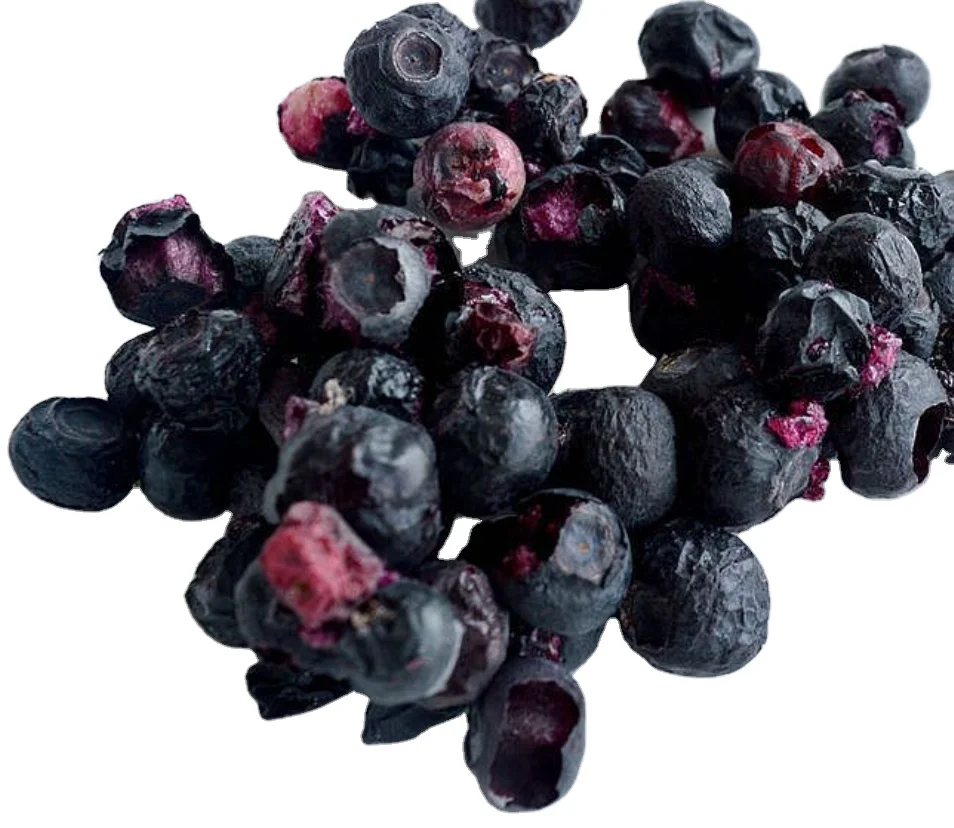Free Additives1kg Frozen Dried Raw Pure Vaccinium Corymbosum Berry FD Dried Blueberry Fruits for Sale
