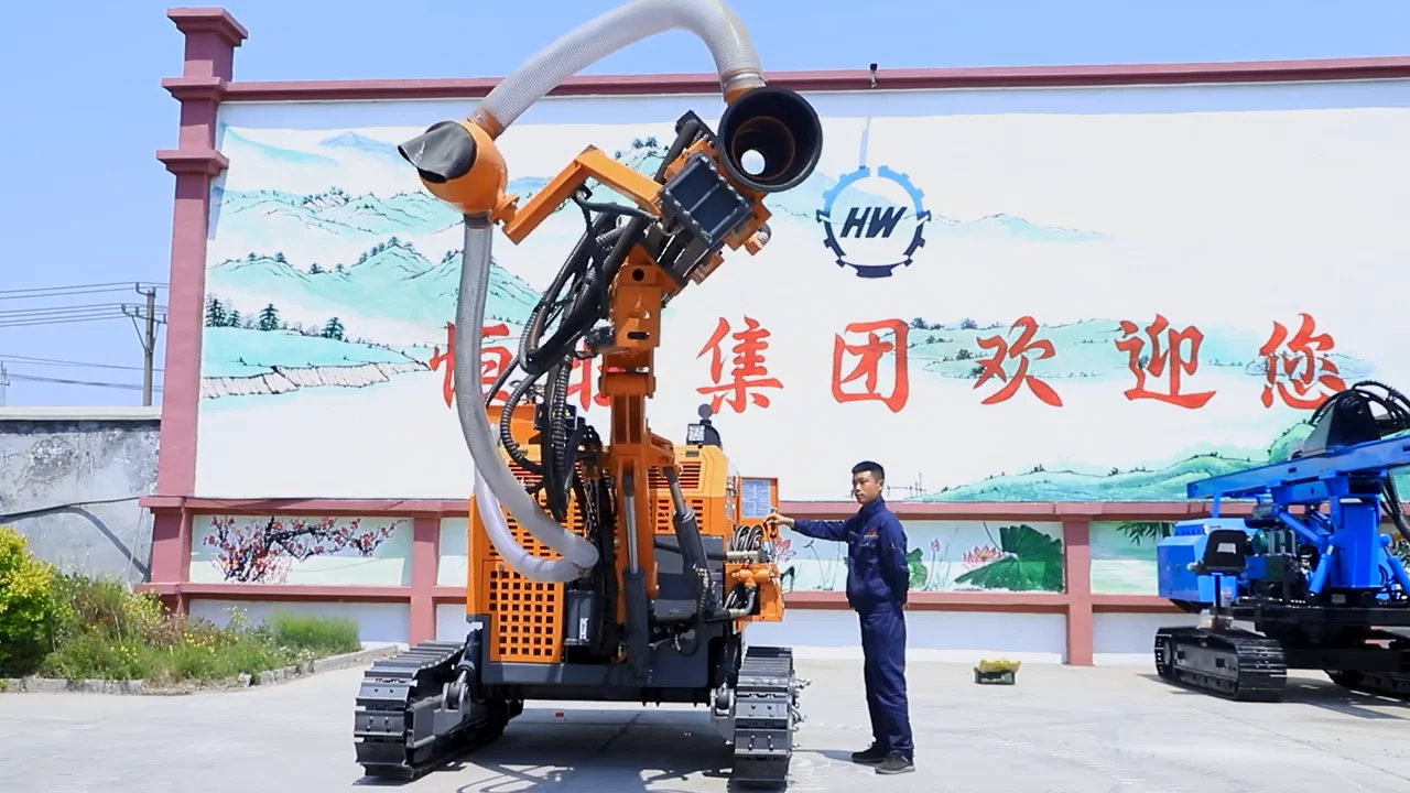 Mining Pneumatic Borehole Dth Water Well Drilling Rigs Portable ...