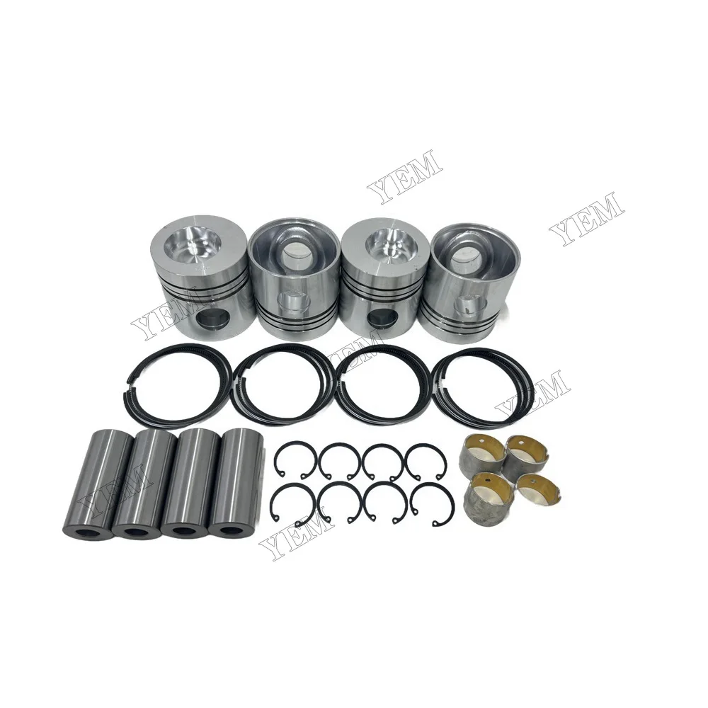 4D105 Engine Piston With Cylinder Piston Rings Fits for Komatsu Diesel Engine Spare Parts 5