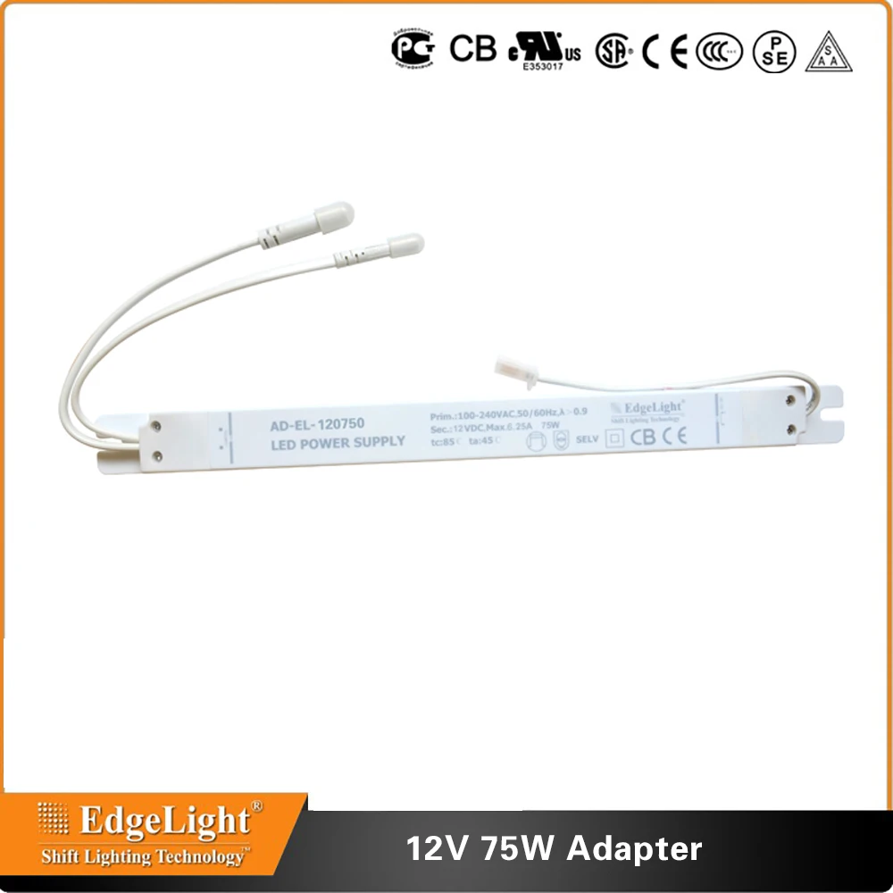 IP65 Водонепроницаемый 24 в 120 Вт тонкий светодиодный драйвер светодиодный адаптер источник питания постоянного напряжения