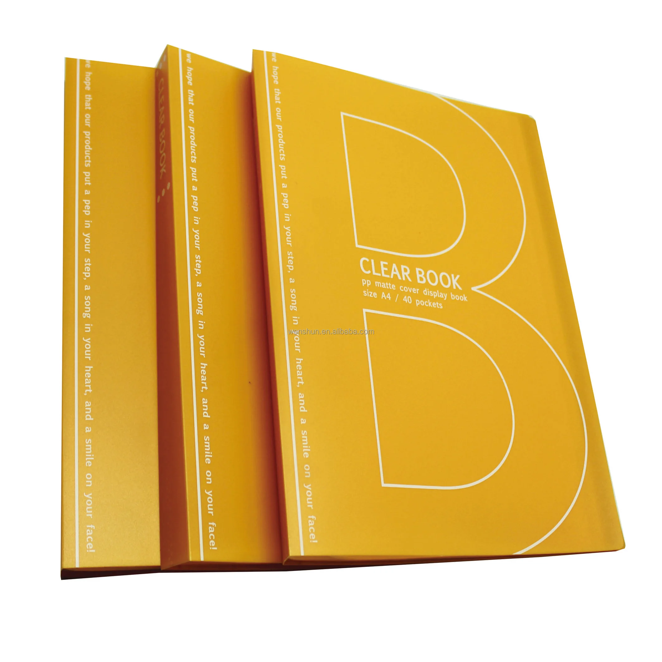 Wholesale Plastic Travel Document Holder Durable Clear Display Book