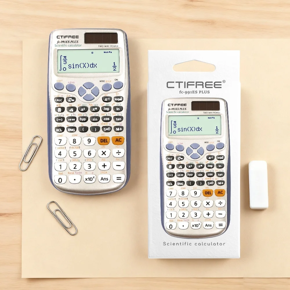 Digit Calculator Fx-991es Plus Scientific Calculateur Calculadora Calculatrices Engineering Scientific Calculator With Cover