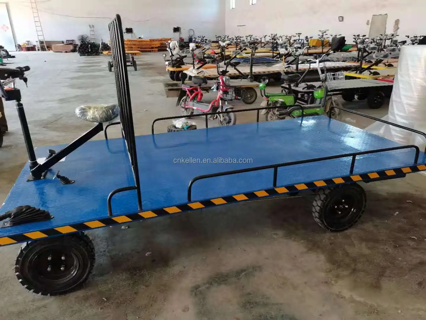 Warehouse Electric Factory Electric Logistic Cart Four Wheels Heavy