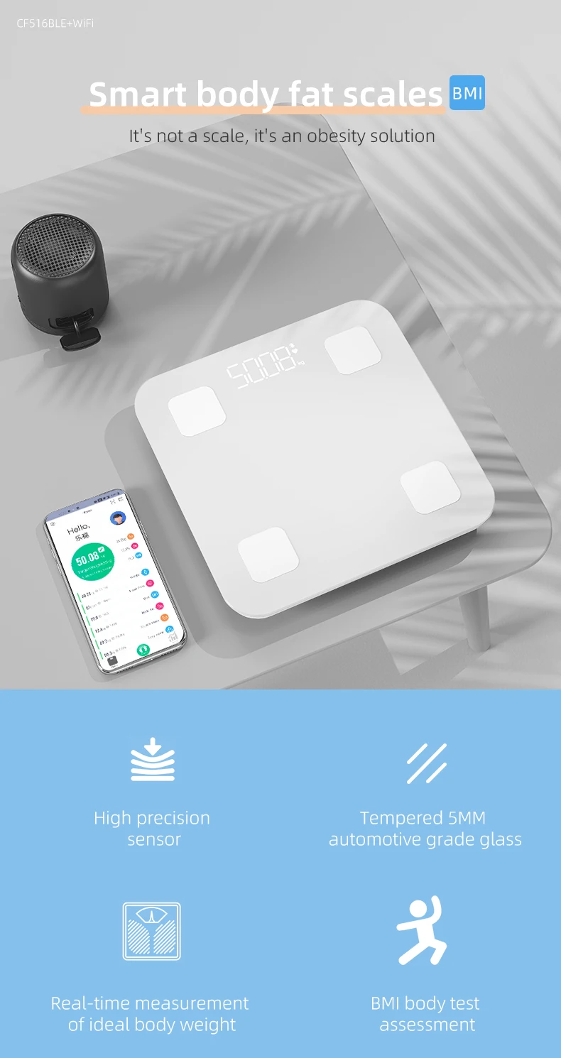 Professional Smart Fitness Tuya Body Fat Scale Xiaomi Mi Weight Scale 2 Original Xiaomi Body