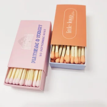 Pink Design Large Box Matches Extended Candle Aromatherapy Matches Customized Logo Personalized Box Matches