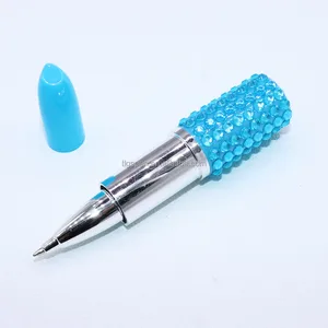 School Stationery Lipstick Shape Pen Novelty Items Pens Wholesale Colorful Ball Lipstick Pen
