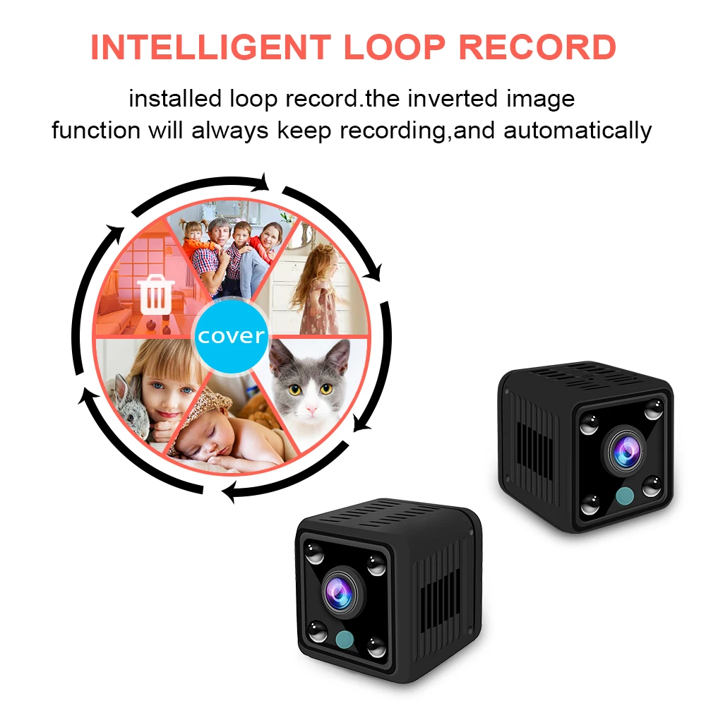 
 1080P Скрытая мини HD камера охранной сигнализации умный дом беспроводной с батарейным питанием с поддержкой Wi-Fi миниатюрный секретные камеры Мини Скрытая Беспроводная cctv 720p  