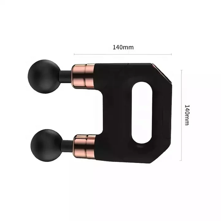 Athlete's Relief Deep Tissue Muscle Massager Gun Double-Head Percussion Body Massage Tool for Relaxation and Therapy