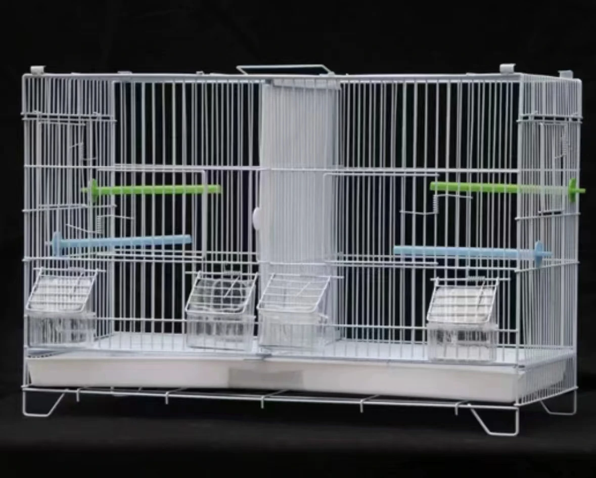 Large Space Double Compartment Good QualityDouble 	african Grey Parrot Breed Cage	humming Bird House	animal Cages Cage for Birds