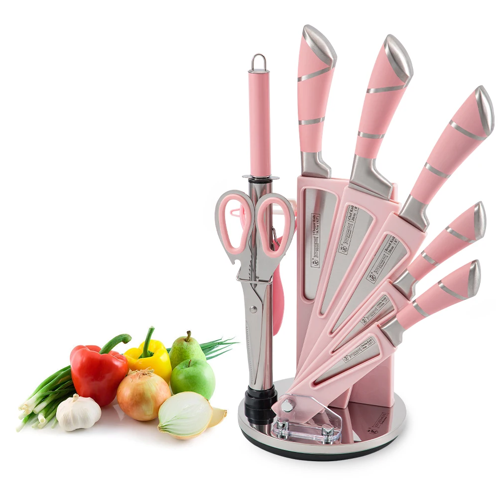 kitchen king pink kitchen knife set