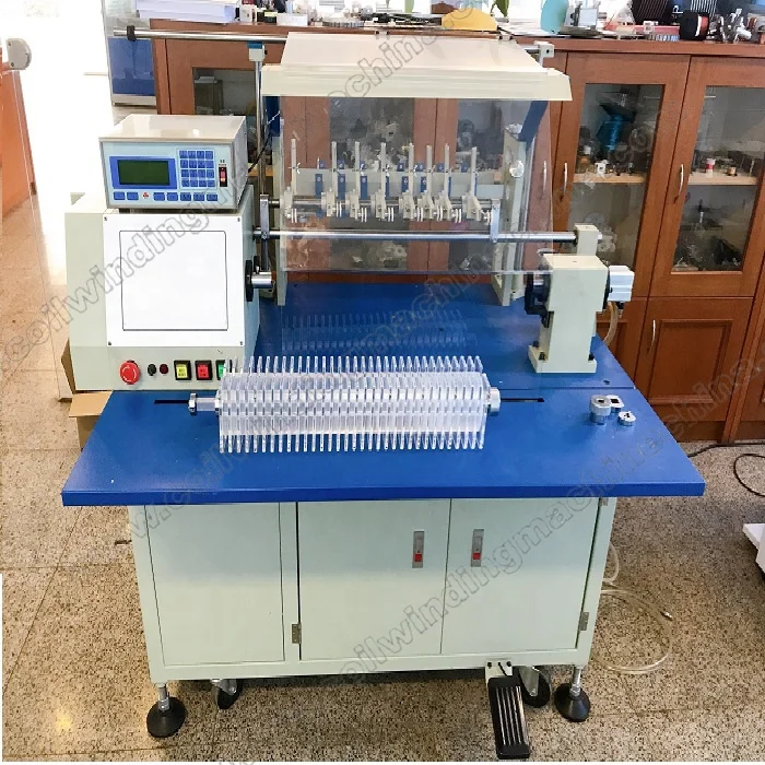 GW-92008 Motor Bobbin CNC Automatic Coil Winding Machine  with Counter
