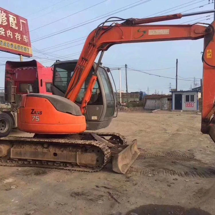 Used Mini Excavator Hitachi Zx75 On Hot Sale And High Quality With 