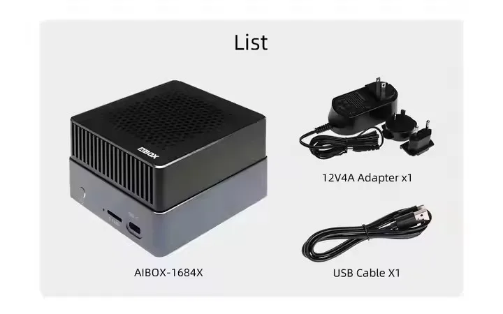 AIBOX-1684X AI Box - 32 TOPS Computing Power for Desktop