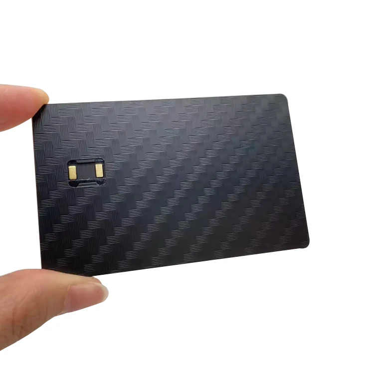 Wholesale Custom Dual Interface Metal Blank Credit Card Slot Chip Emv NFC for Contactless  Payment