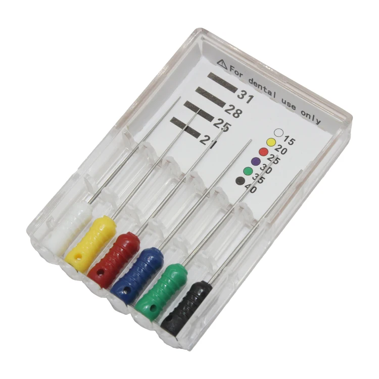 ed001 zogear手用不锈钢牙髓柔性锉牙科旋转内托锉 - buy dental