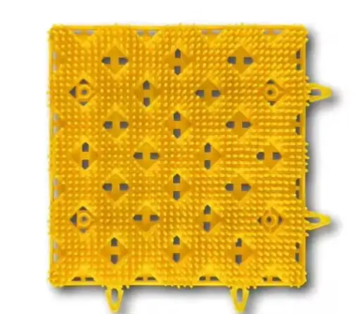 Artificial Colorful Interlocking Indoor Skiing Needle Mushroom Ski Tubby Slide Slope Carpet Mat for Dry Ski Slope Floor Tiles