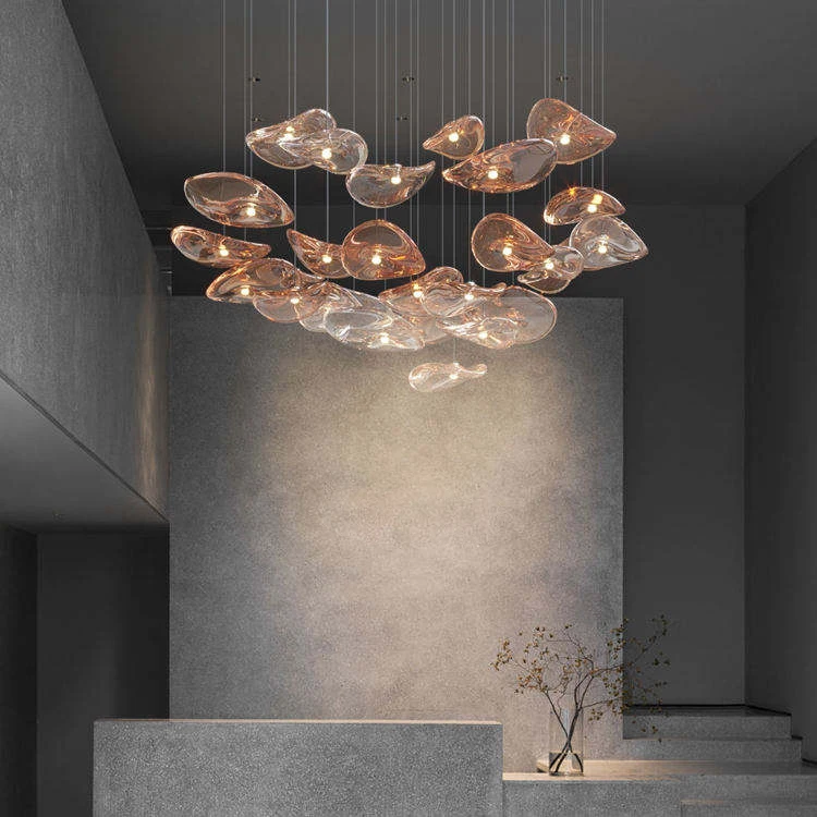 Modeling Chandelier Light Luxury Creative Light Home Decoration Hotel Chandelier Luxury Large Glass Crystal Chandelier