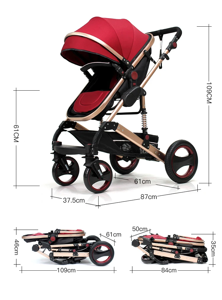 Belecoo High Quality See Baby Stroller Umbrella/ Stroller 535 Q3 in  1/umbrella Stroller/EN1888