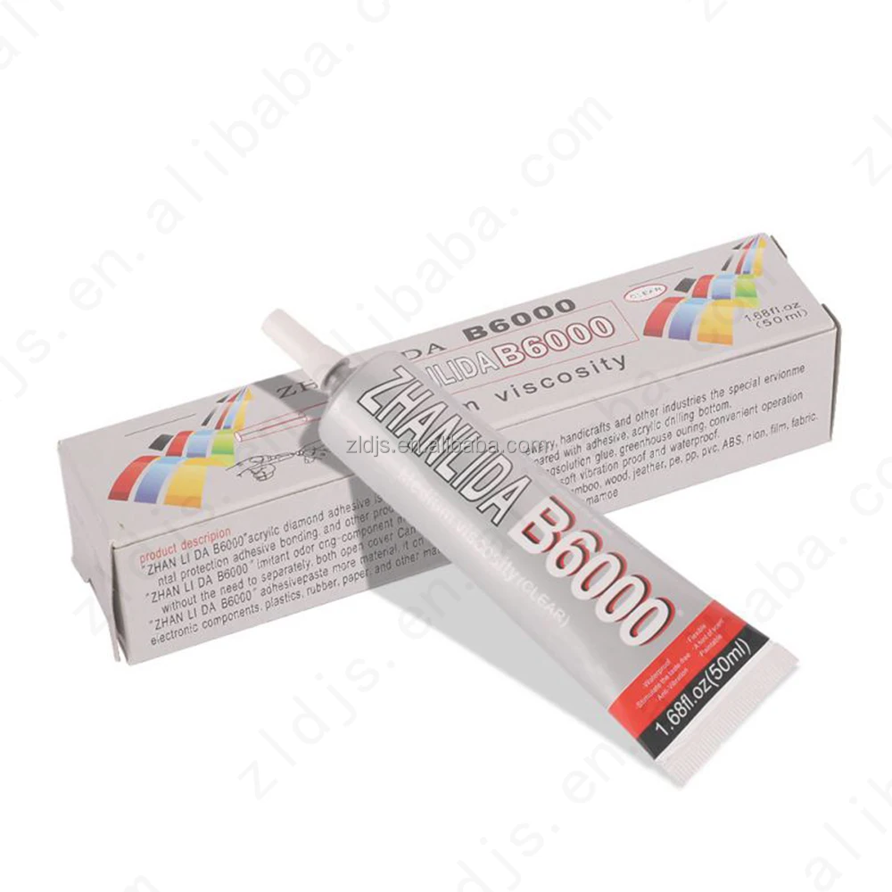 Zhanlida B6000 Clear Contact Adhesive With Precision Applicator Tip ...