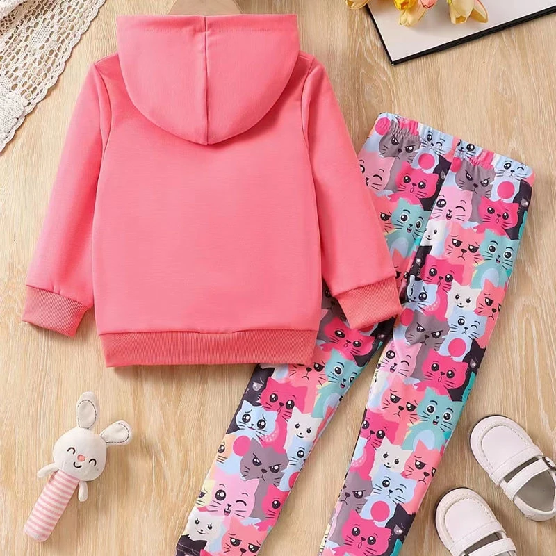 Breathable Girls Kids Tracksuits Hoodie Sets – Oem Available
